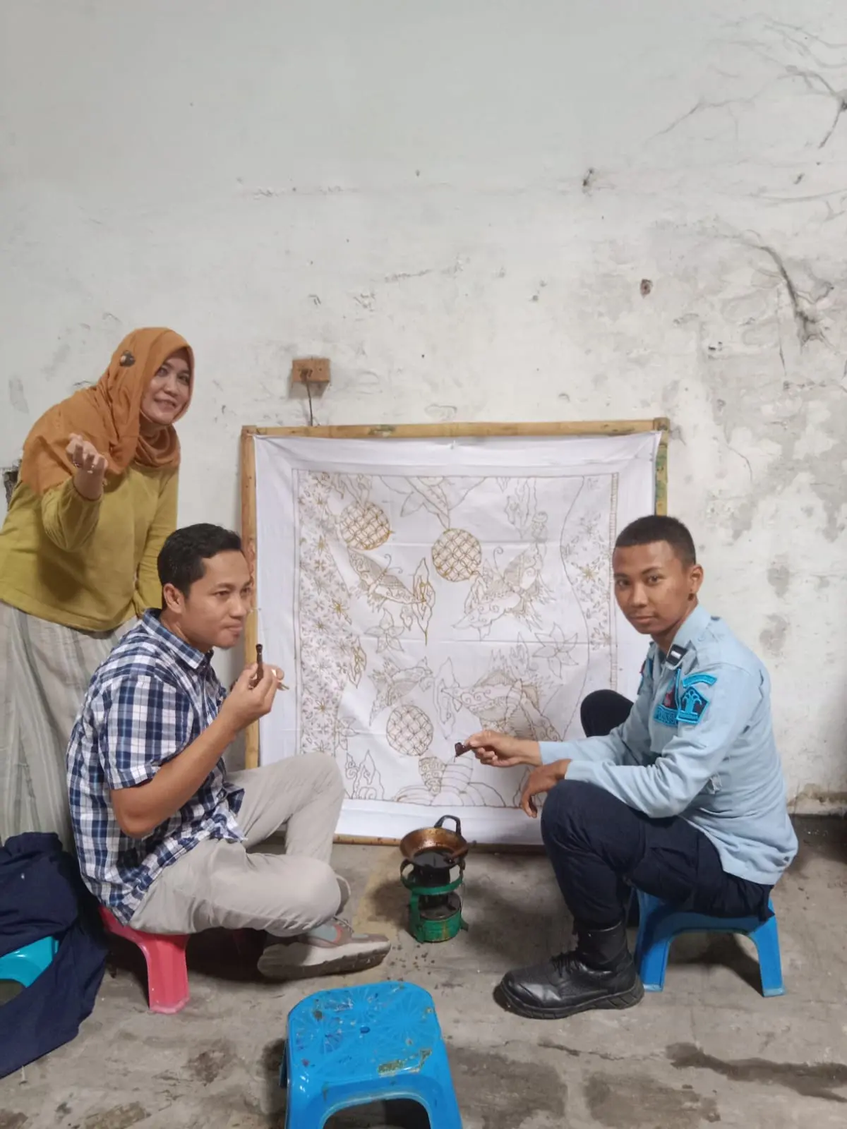 Pelatihan membatik mahasiswa UNIBA(5)